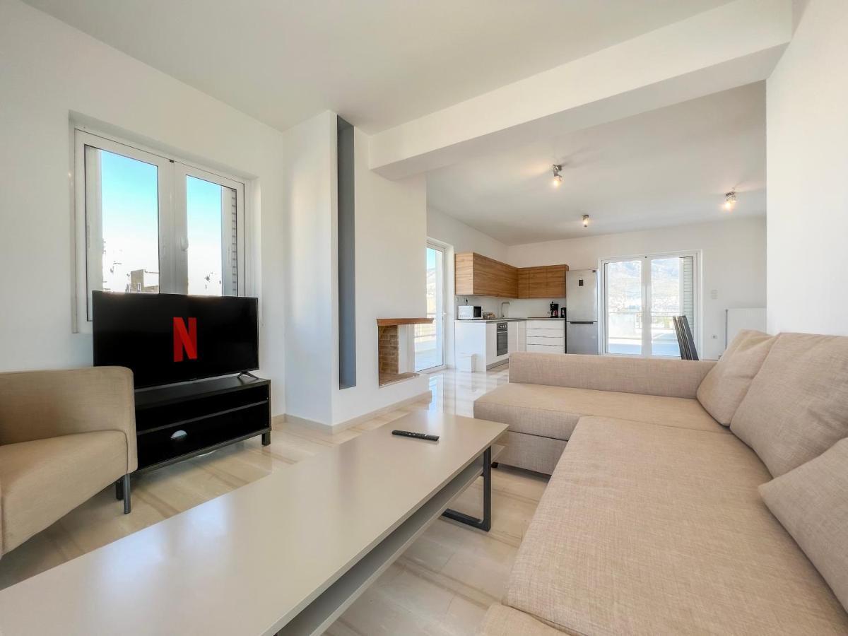 Panoramic Cityscape Maisonette In Agios Dimitrios Atény Exteriér fotografie